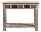 Rainbow Reclaimed Antique Vintage Console Hall Table 100X35X80 CM